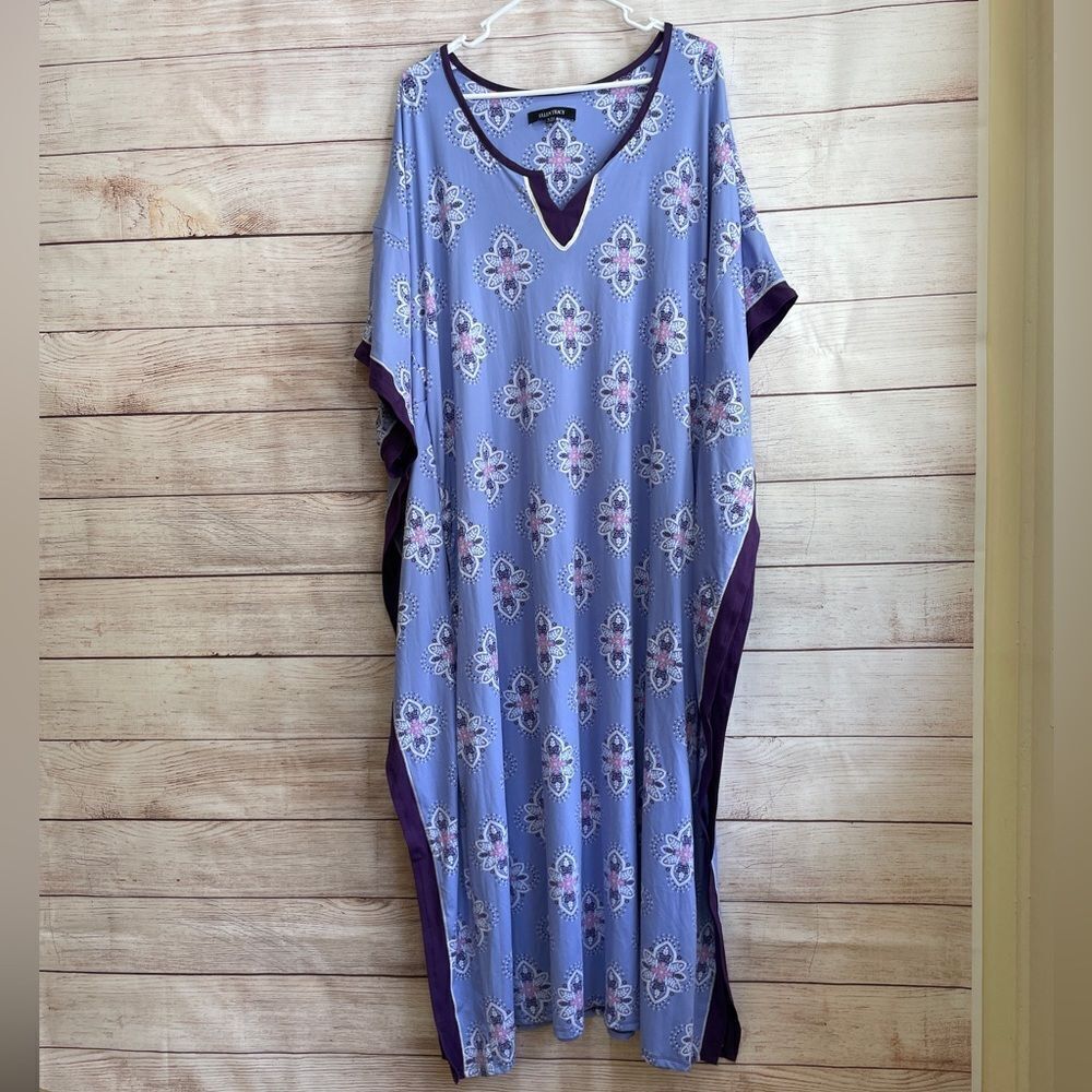 ELLEN TRACY KIMONO/PATIO‎ DRESS IN SOFT KNIT
